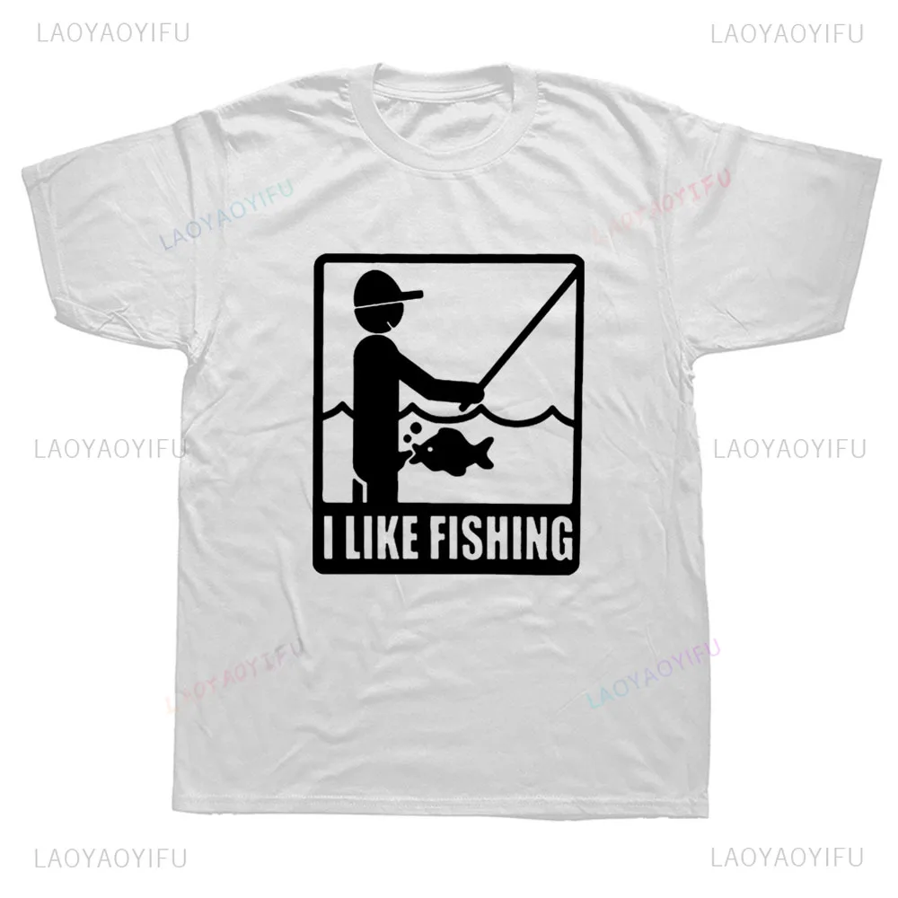 Funny Graphic Printed I Love Fishing Fisherman Carp Fly T-Shirt Humor Summer Style Short Sleeve T Shirts Harajuku Casual Man Tee