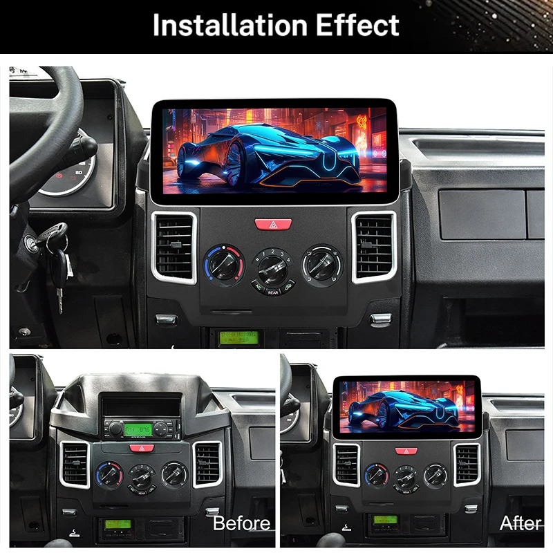 12.3'' 1920*720 8 Core 4G Autoradio Stereo Player Wireless Carplay Auto Android GPS Car Radio Multimedia for Iveco Daily 2017