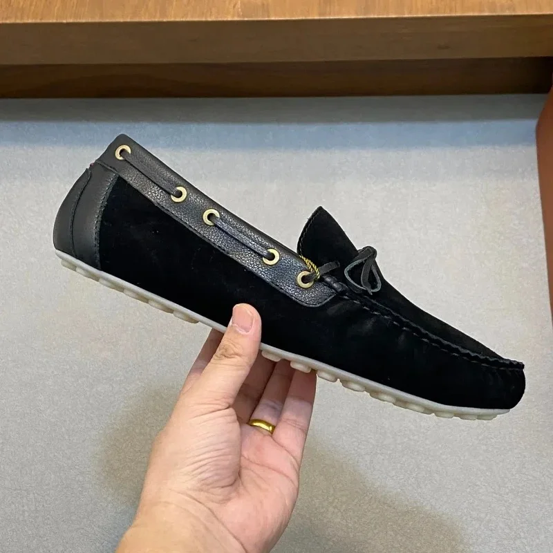 

2025 Sneakers Suede Shoes Minimalist Style Shoes Transparent Thick Soled Women Sneaker