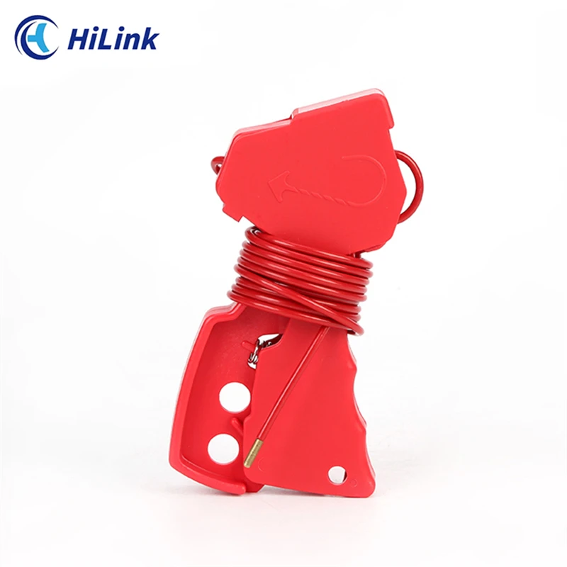 Convenient And High-quality Industrial Customized 3.3mm*2.4m Adjustable Hand-hold Safety LOTO Cable Lockout Tagout