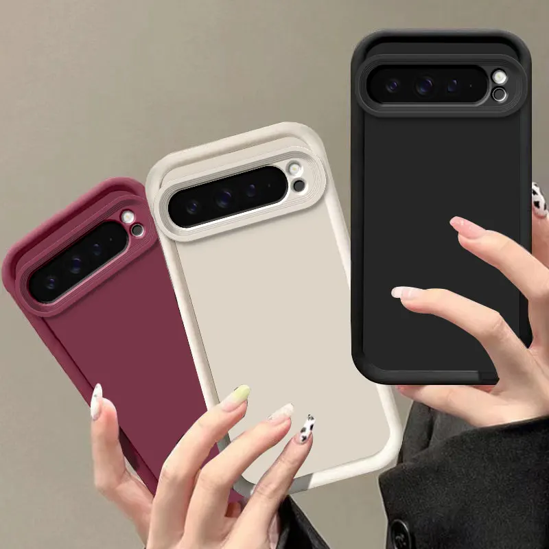 Para Google Pixel 9 Pro XL Pixel 8 Pro 8A 7A funda protectora de silicona suave para Google Pixel 7 8 9 Pro funda de teléfono anticaída