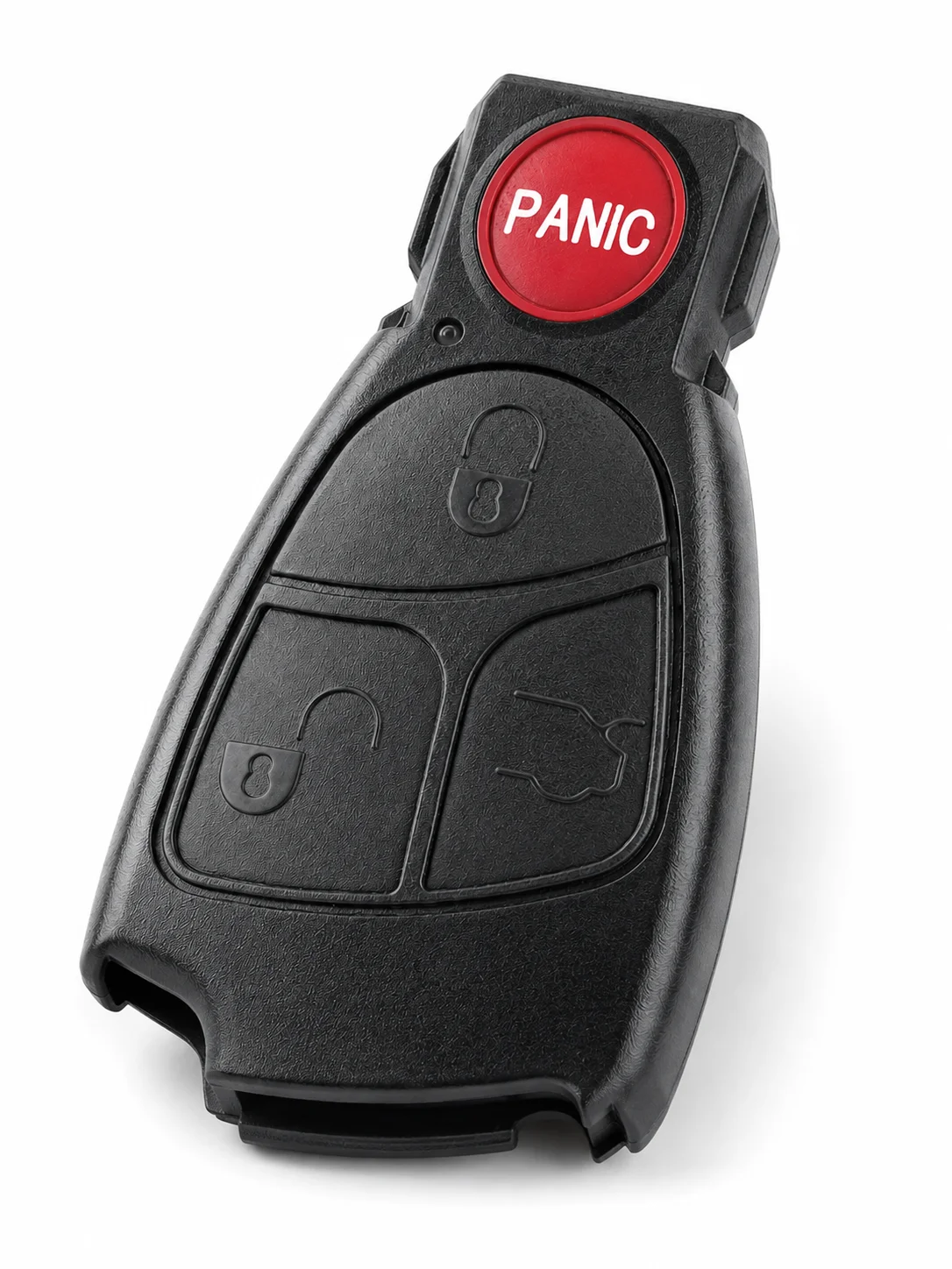 4 Button Remote Key Fob Shell Case with Panic for Mercedes Benz C E S ML CLK CL W203 W211 Replacement Key Housing Cover