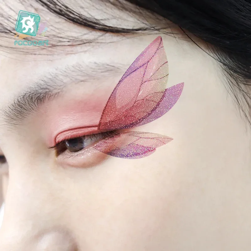 

15 pcs Rocking Your Life Waterproof Festival Party Eyes Decor Shiny Temporary Beauty Butterfly Glitter Tattoo Stickers 100pcs