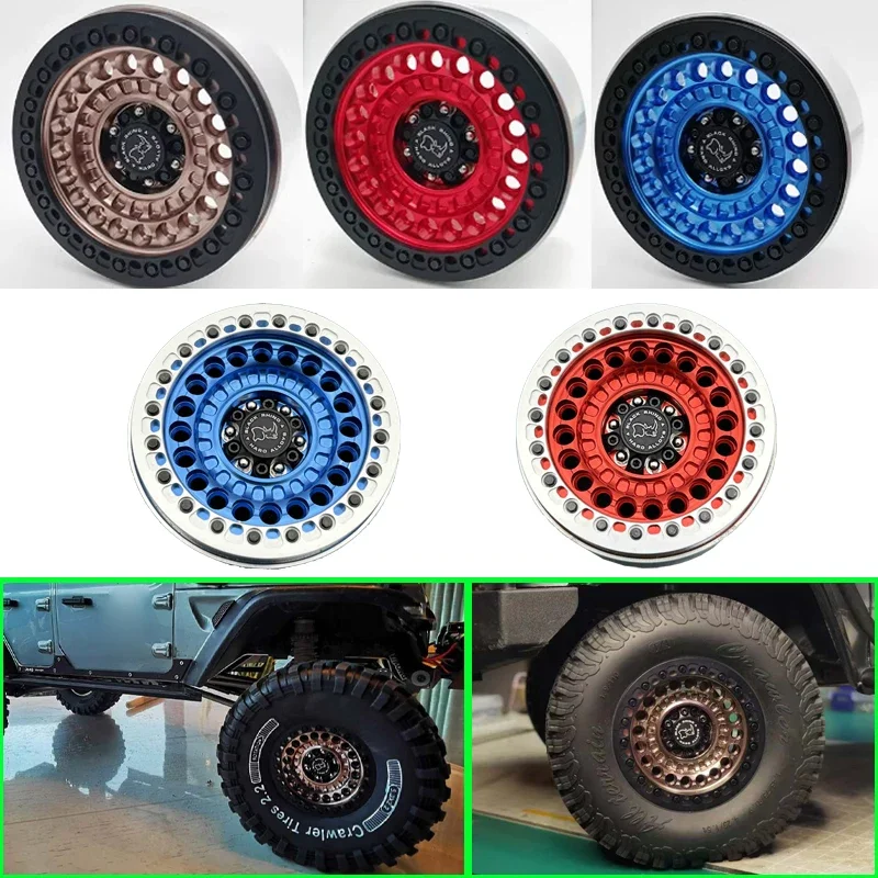 4pcs Metal 2.2 Inches Wheel Hub for 1/10 RC Crawler Car Traxxas YIKONG TRX4 Defender AXIAL SCX10 RC4WD Accessories