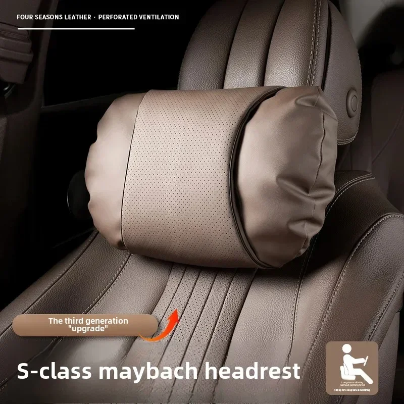 

Car Headrest Comfortable Anti-fatigue Lumbar Cushion Suitable for Mercedes-Benz Seats Tesla Maybach BMW Interior Accessories New