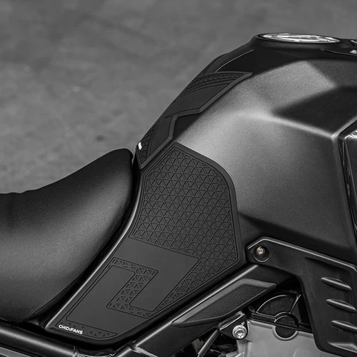 Imagen 2 del producto Pegatinas de protección y decoración de tanque de combustible de goma para motocicleta KOVE 800X, almohadilla para bicicleta, calcomanías coloridas que pueden elegir el estilo