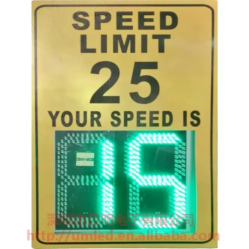 Factory Direct High Solar Powered Radar Speed Led Traffic Display Signs