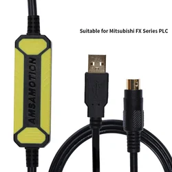 For Mitsubishi MELSEC FX Series PLC Programming Cable USB-SC09-FX USB To RS422 Adapter