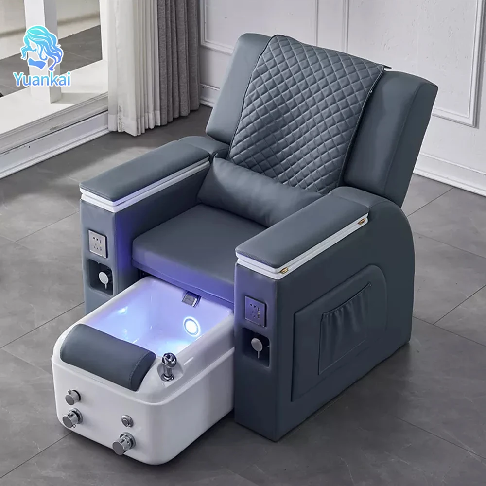 Modern Nail Salon Reclining Foot Spa Massage Pedicure Chair Luxury Pedicure Chair Massage Pedicure Chair