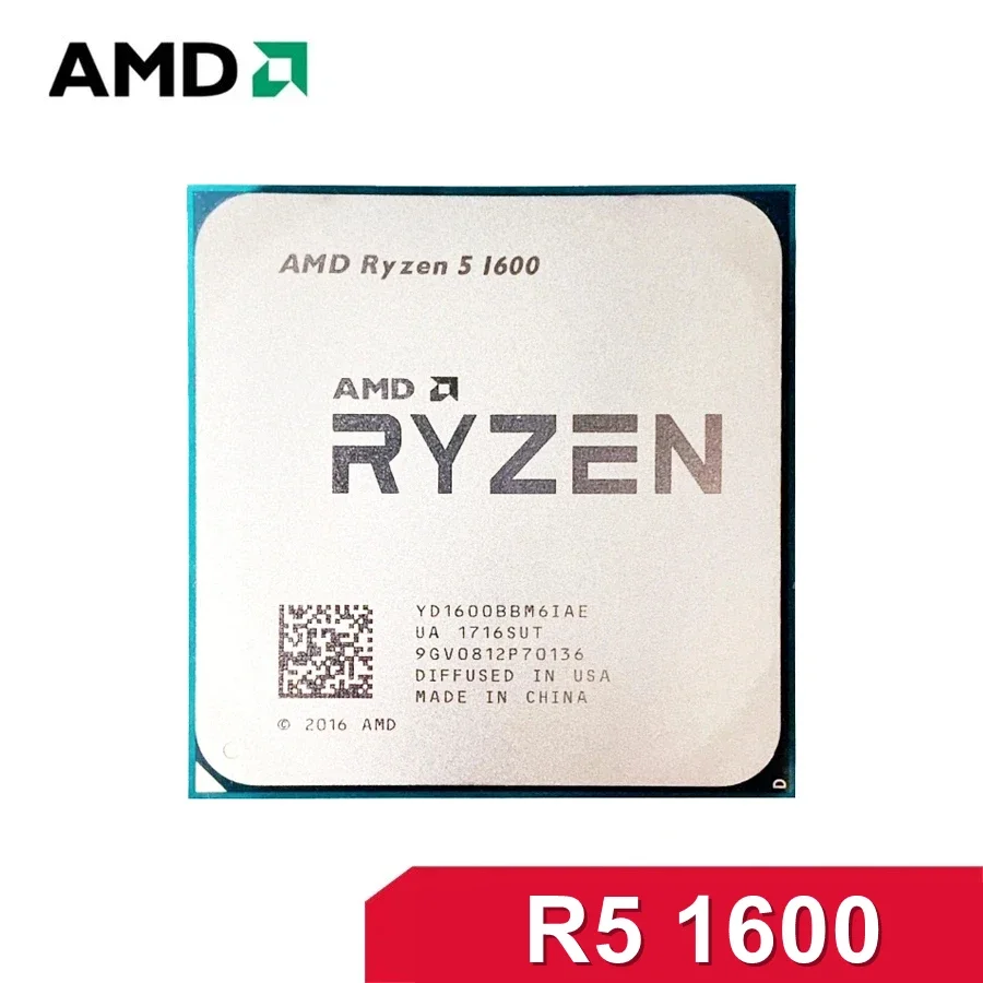 amdソケットam4-ryzen-5-1600-r5-1600-32ghz-6コア12スレッド-65w-cpuプロセッサー-yd1600bbm6iae