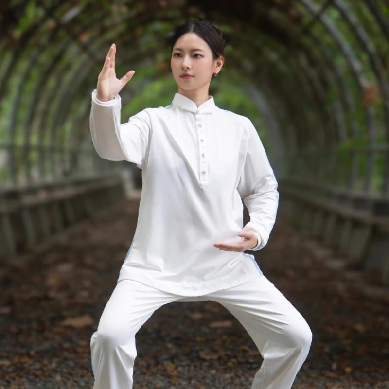 Thick New Fabric Tai Chi Uniform Winter Warm Kung Fu Suit for Adults Martial Arts Practice Comfortable Cozy Fit