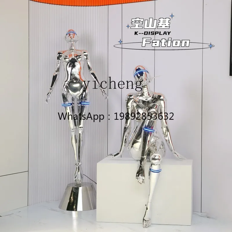 Large scale jewelry exhibition hall floor decoration machinery centralized control mountain machine electroplating sculpture