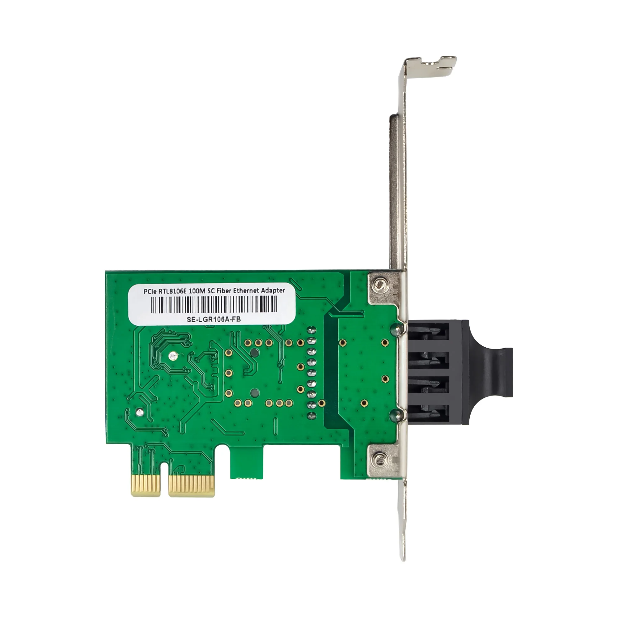 SUNWEIT ST7317  PCIe X1 RTL8106E Single-100M SC Fiber Ethernet NIC