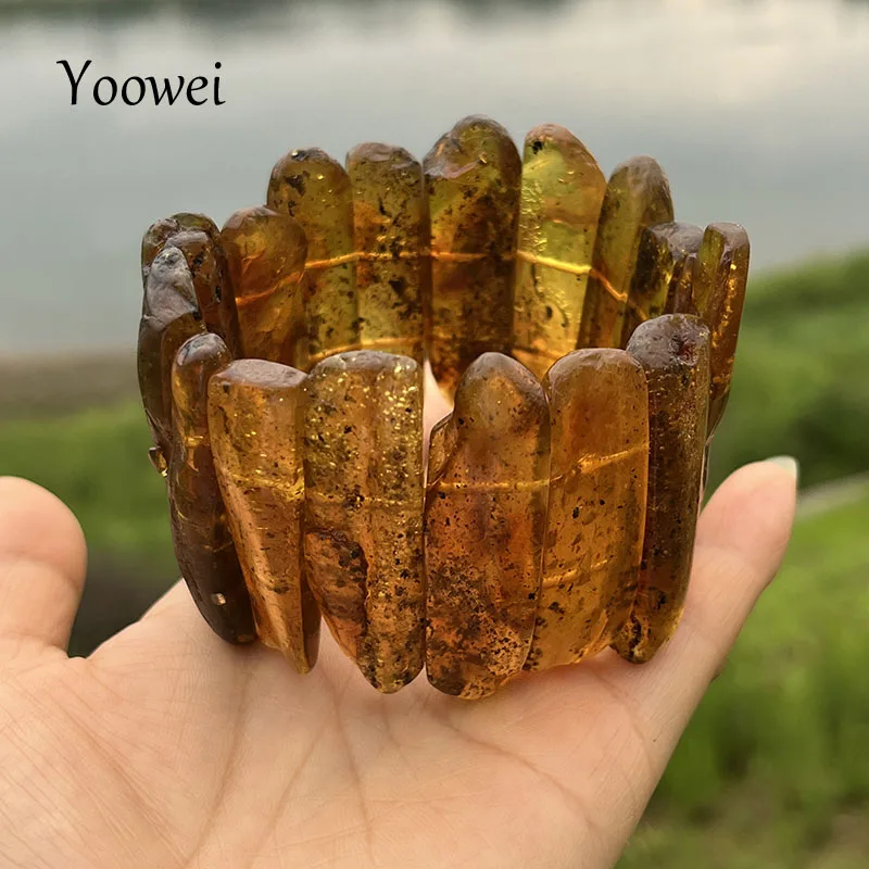 New Amber Bracelet&Bangle for Unisex Gogerous Gift 100% Natural Genuine Bead Factory Baltic Stone Europe Unique Jewelry Supplier