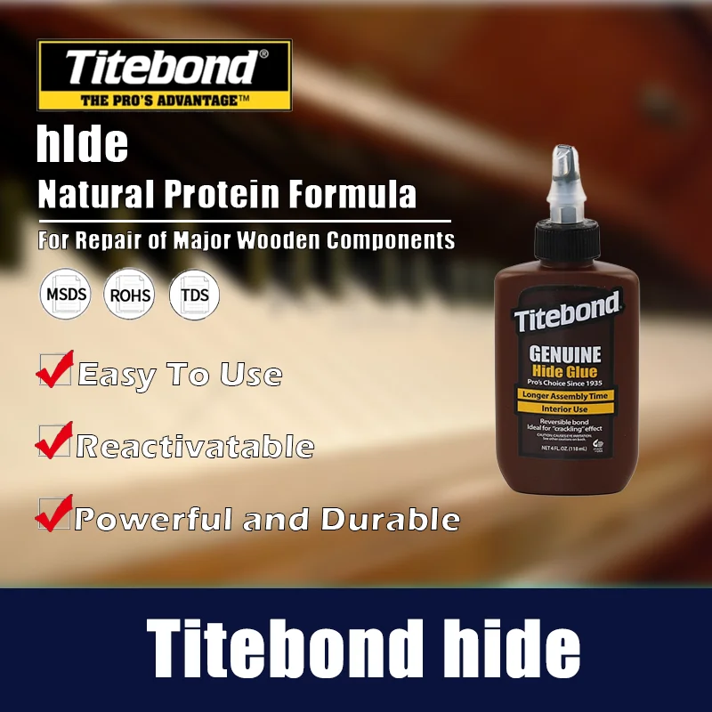 Titebond Hide Wood Repair Curing Agent Provides Strong Bonding Easy Application for Furniture Restoration Original Product