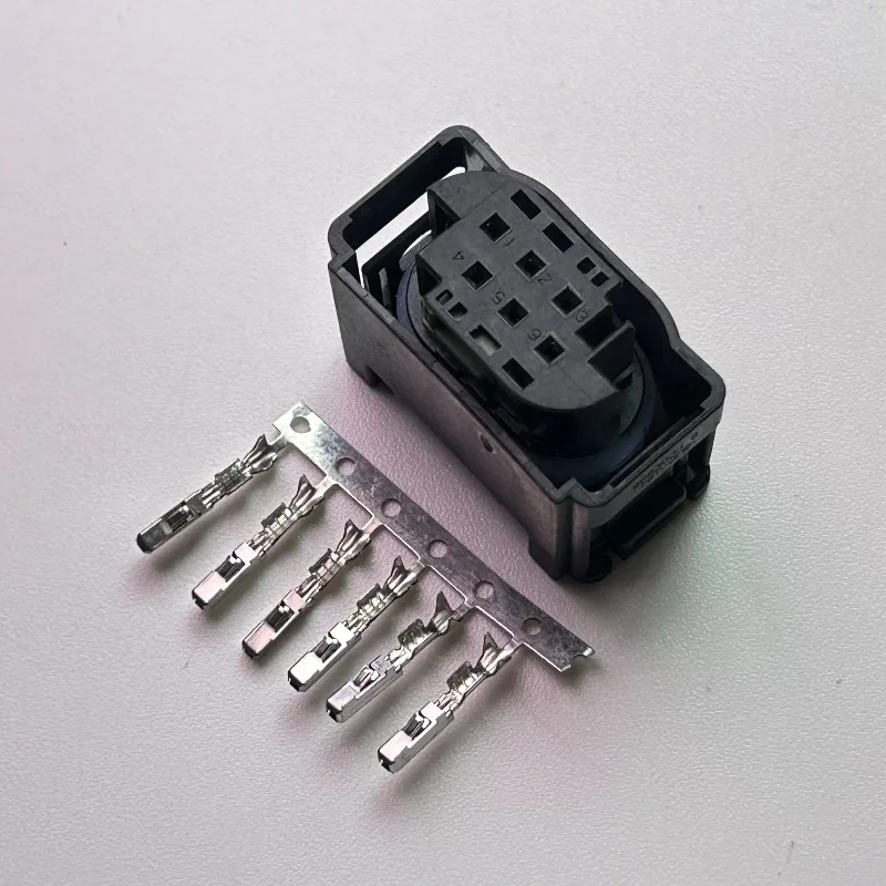 5PCS  1-967616-1 Original 6-hole, automotive connector, throttle plug, sheath, housing, wiring harness