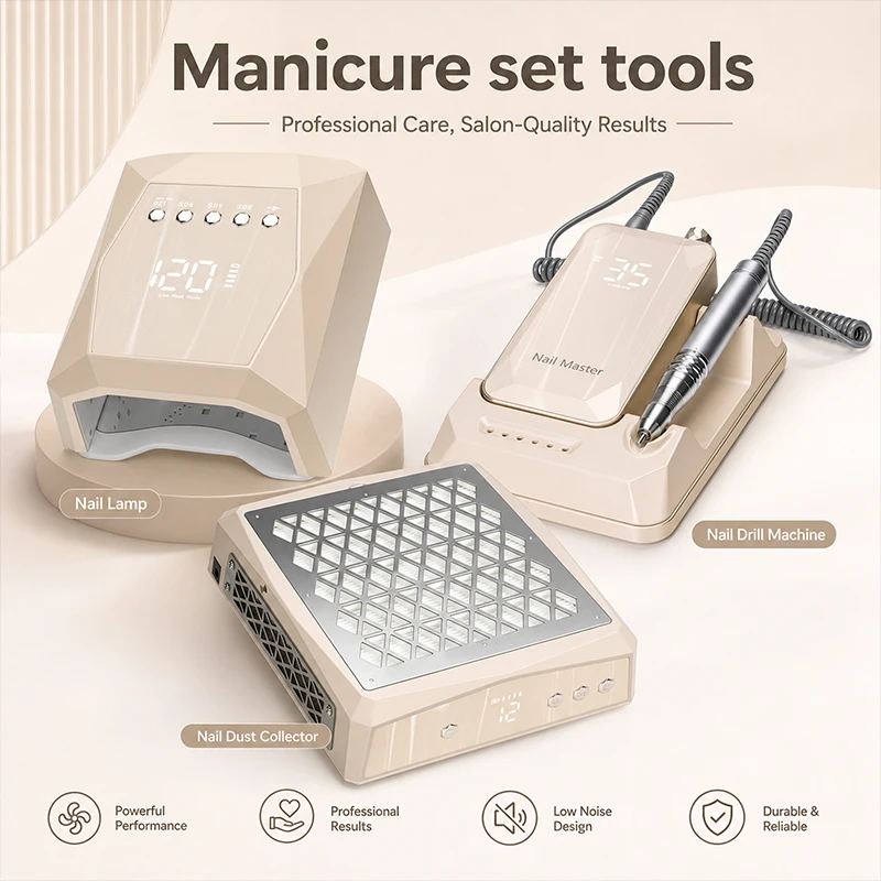 120W Rechargeable UV LED Nail Lamp, 45 LEDs Portable Wireless Gel Nail Dryer, Professional Nail Art Light Equipment