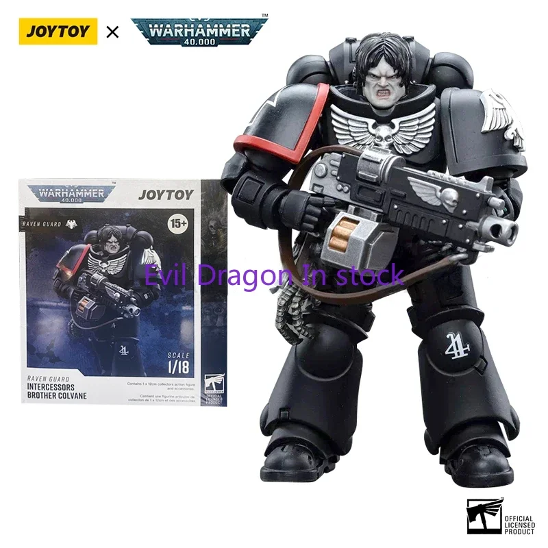 In Voorraad Joytoy 1/18 Actiefiguur (4 Stuks/set) 40K Raven Guard Voorbede Anime Militair Figuur