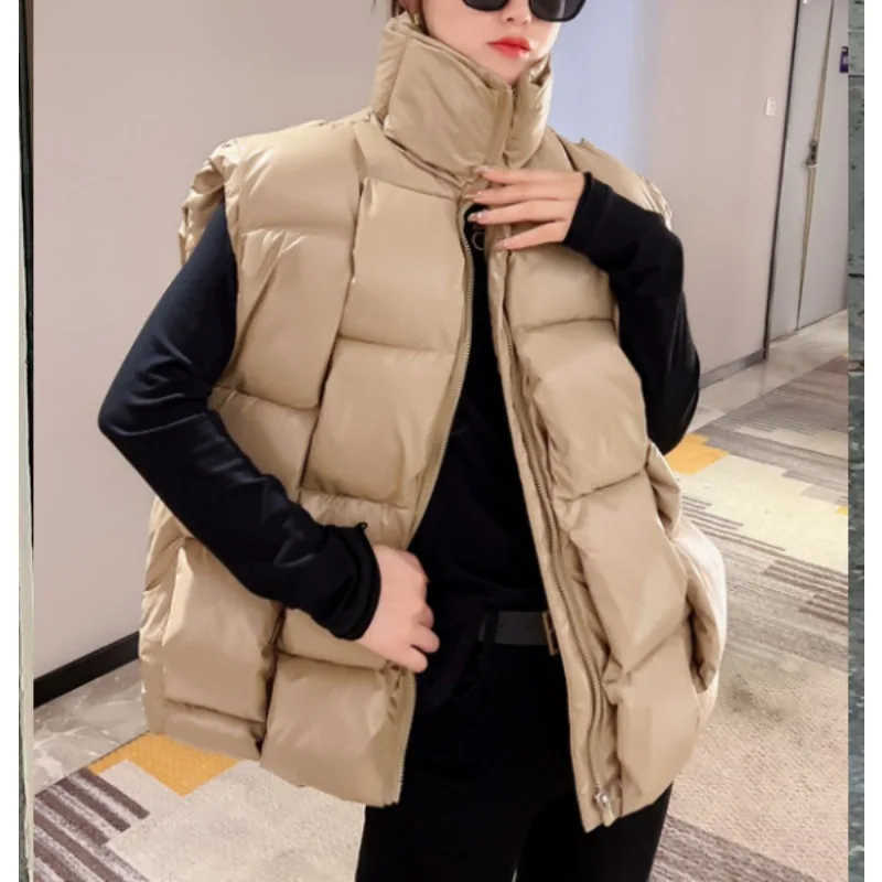 2025 Winter New Three-Dimensional Knitted Down Cotton Jacket Square Trendy Warm Thickened Women's Cotton Coat