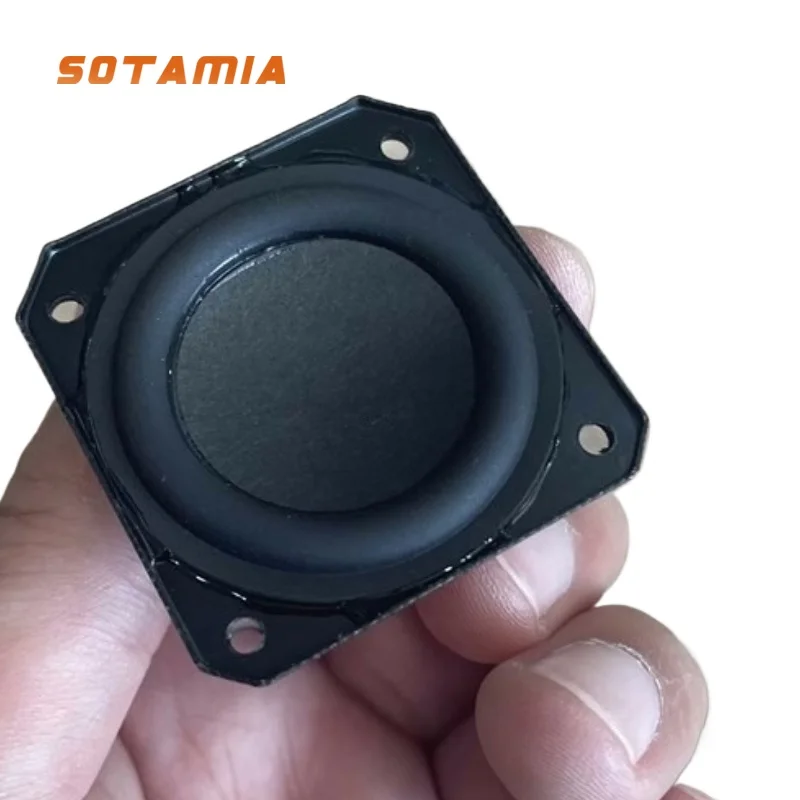 SOTAMIA 2PCS 1.75 Inch Full Range Speaker 4 Ohms 12 Watts High School Bass High-end Neodymium Magnetic High Power Sound Box