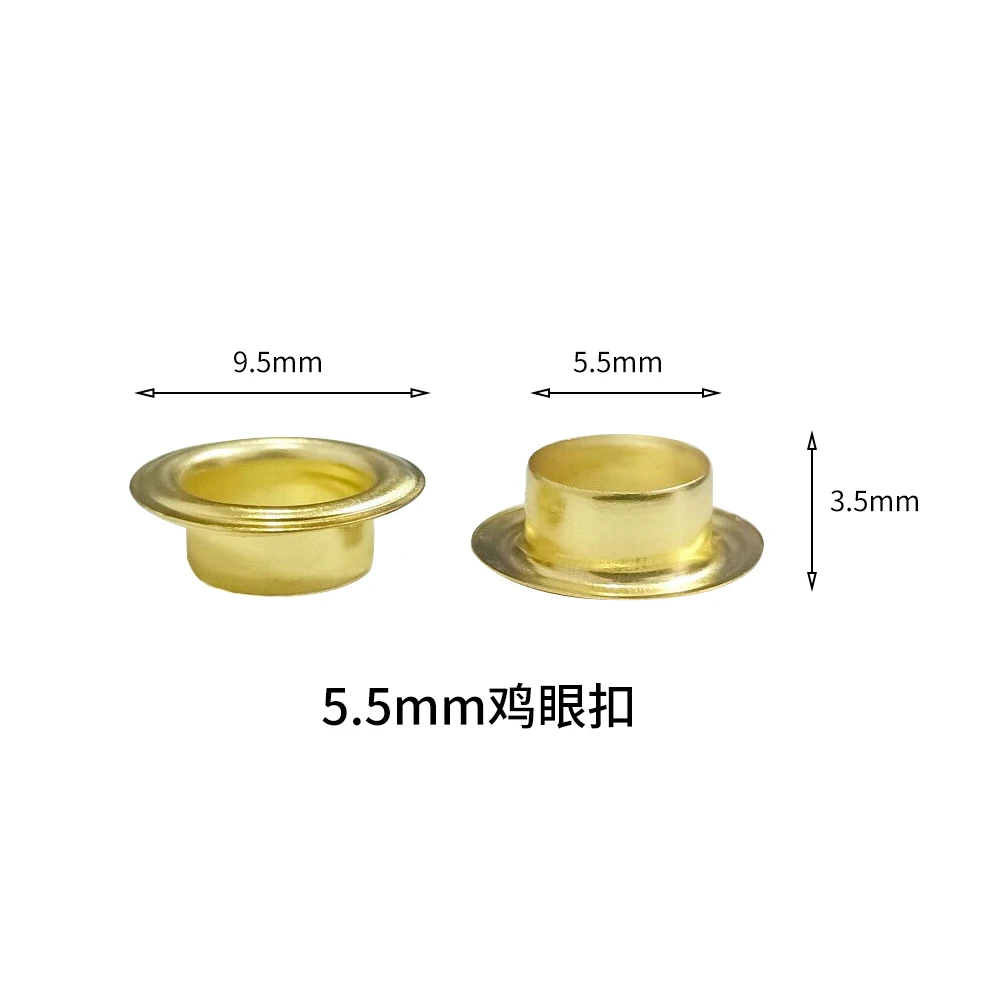 5.5mm Eyelet  for  Semi and Automatic Grommet Machine