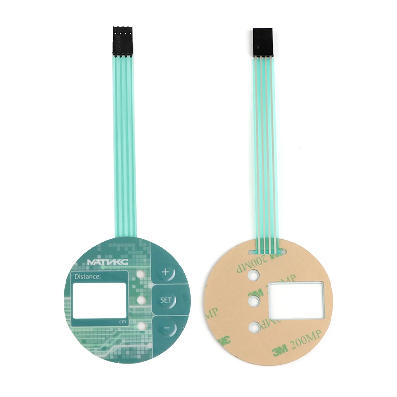 Custom Poly Membrane Switch Keyboard Polyester EBG180 Metal Domes Membrane Switch Keypad Embossed Tactile Button PET PC PVC