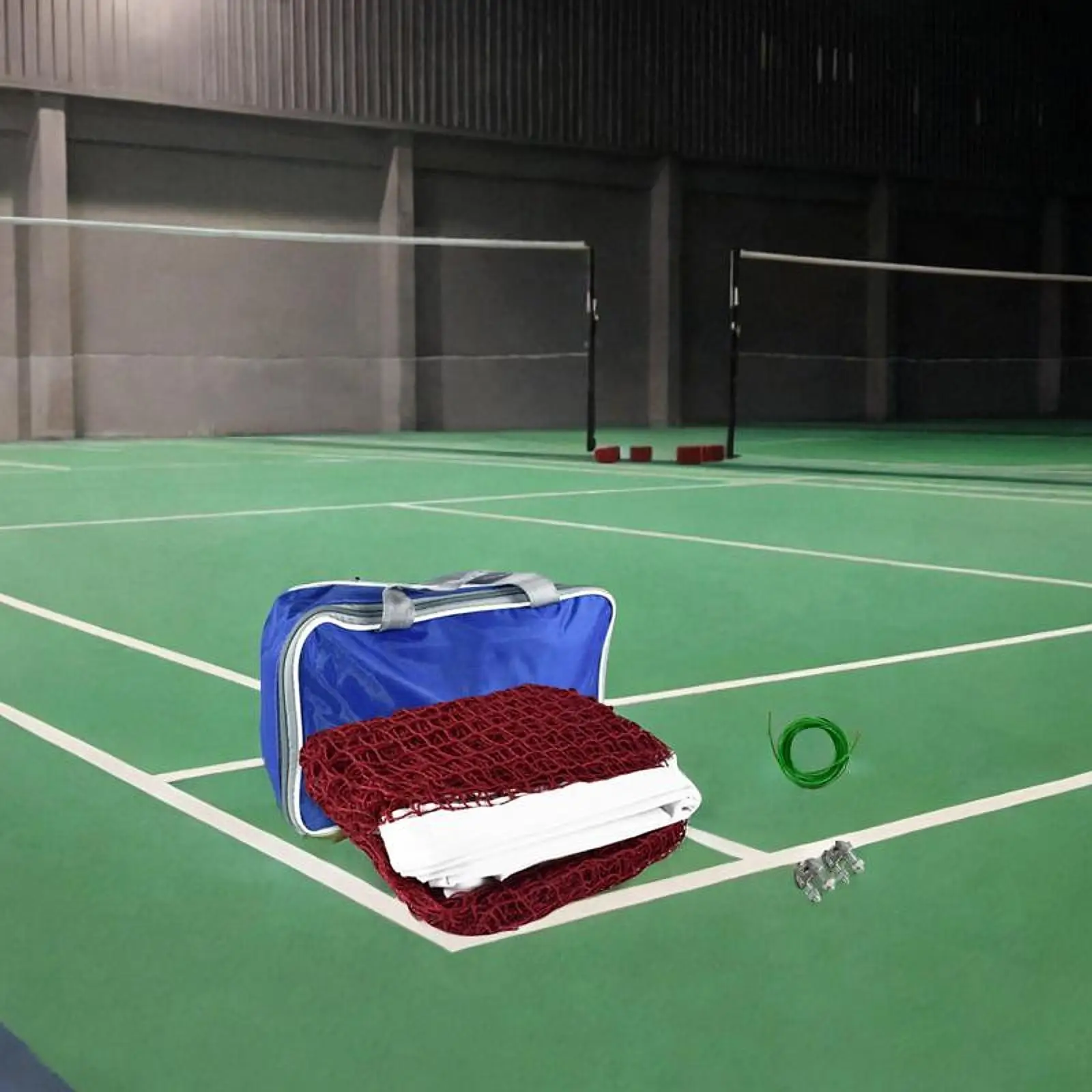 

Foldable Pickleball Replacement Net Nylon Polyester for Backyard Beach Competition with Carrying Bag