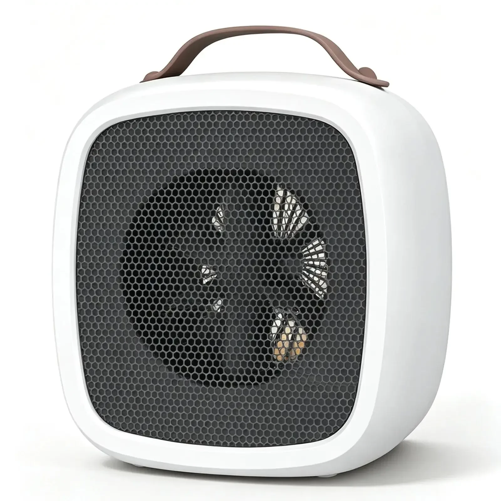 HTMCK 500W Portable PTC Ceramic Mini Heater Quiet Fast Heating Warm Air Fan for Home Indoor Office Use in Winter