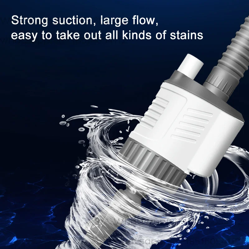 Aquarium Water Change Pump Electric Fish Tank Cleaning Tool Vacuum Water Changer Gravel Cleaner Siphon Filter Pump 30W 220v