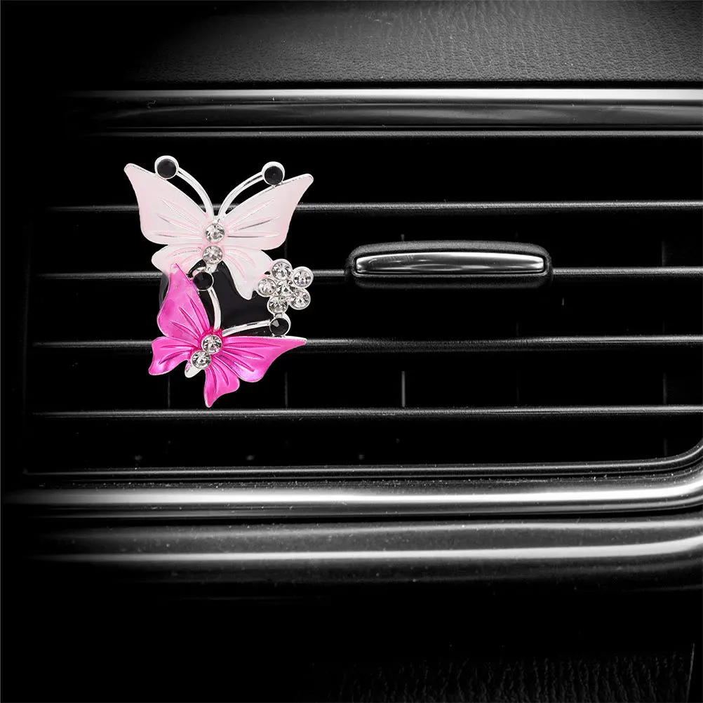 

3pcs Car Air Freshener Clip Bling For Auto Vent Aromatherapy Scent Diffuser Decorative Car Interior Accessories