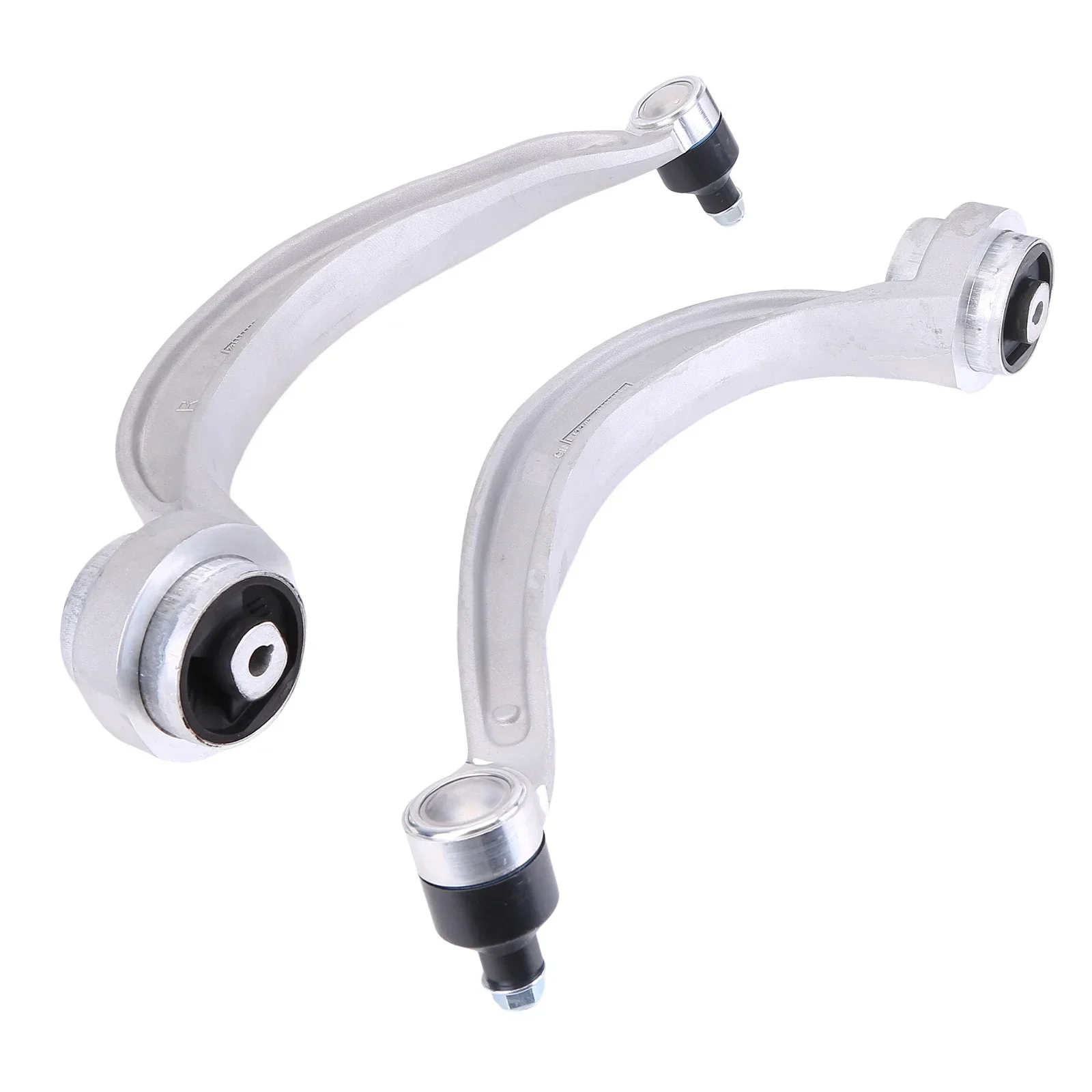 A4 A5 콰트로 Q5 RS5 S4 S5 호환 볼 조인트가 있는 전면 하단 후방 컨트롤 암 2개 (MS70198 MS70199 대체품)