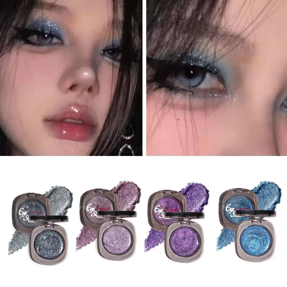 Single Color Eyeshadow Natural Big Eyes Colorful Shiny Highlight Waterproof Women Makeup Beauty Tools