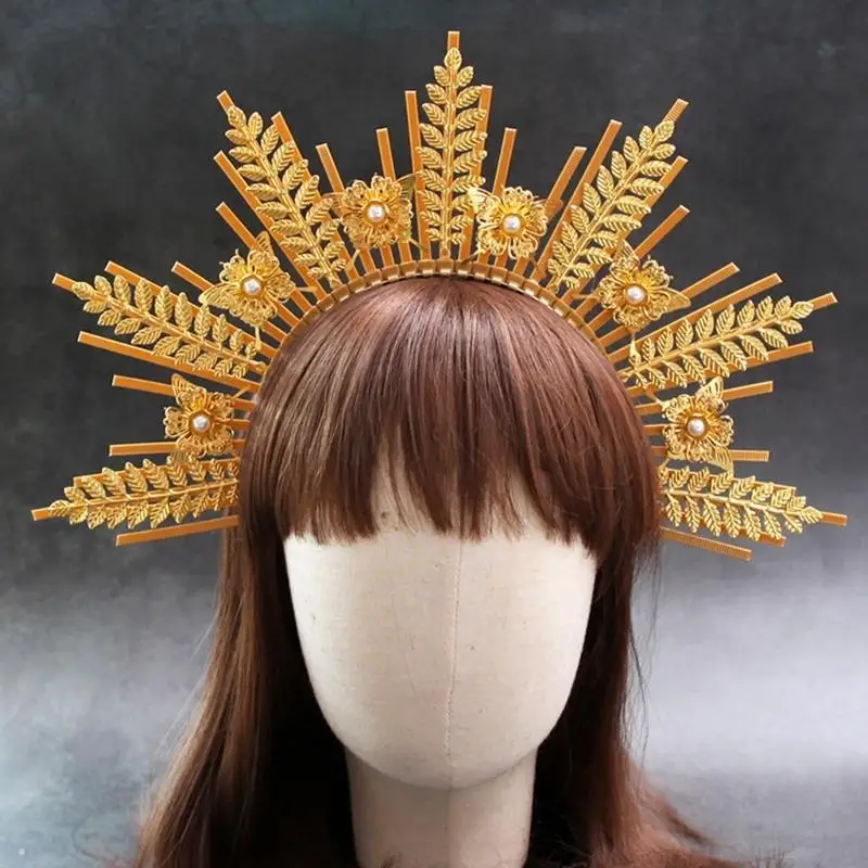 Fashionable Intricate Medusas with Tiaras Designs Hair Decoration for Halloween and Theme Party Costumes Use