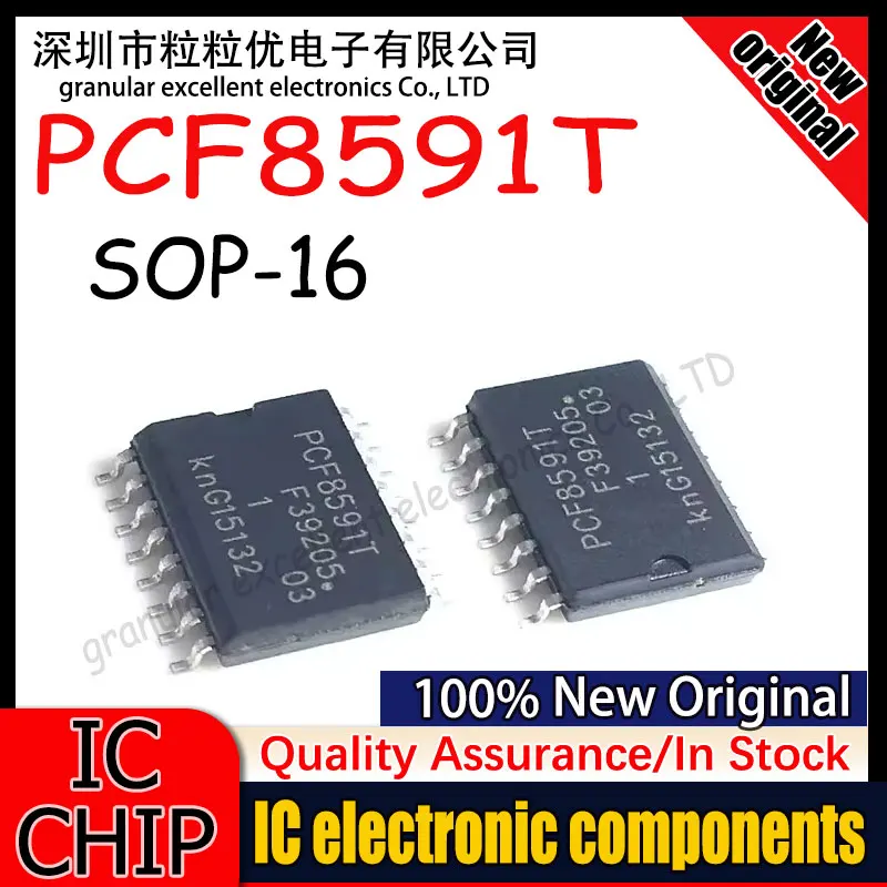 (10-50piece)100% New Original PCF8591T PCF8591 PCF8591AT SOP-16 in stock Quality assurance IC Chip