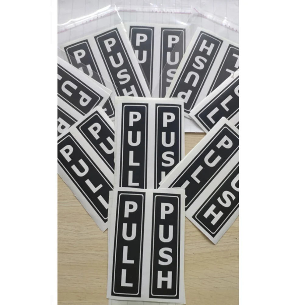 4 قطعة ملصقات الباب الإبداعية قسط بولي كلوريد الفينيل الشارات مقاوم للماء للمنزل فندق مطعم سوبر ماركت دفع سحب تسجيل الاستخدام الداخلي