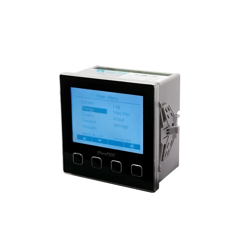 Phase Power Analyzer 0.2S High Accuracy Energy Management Measuring 8MB Panel Mount Multi-functional Meter