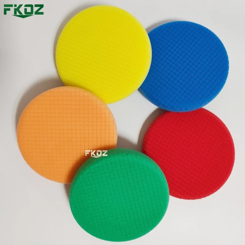 

FKOZ 6/7 inch Grid Car Polishing Pad Sponge Buffing Waxing Clean Polish Buffer Drill Wheel Polisher Removes Scratches Car Repair