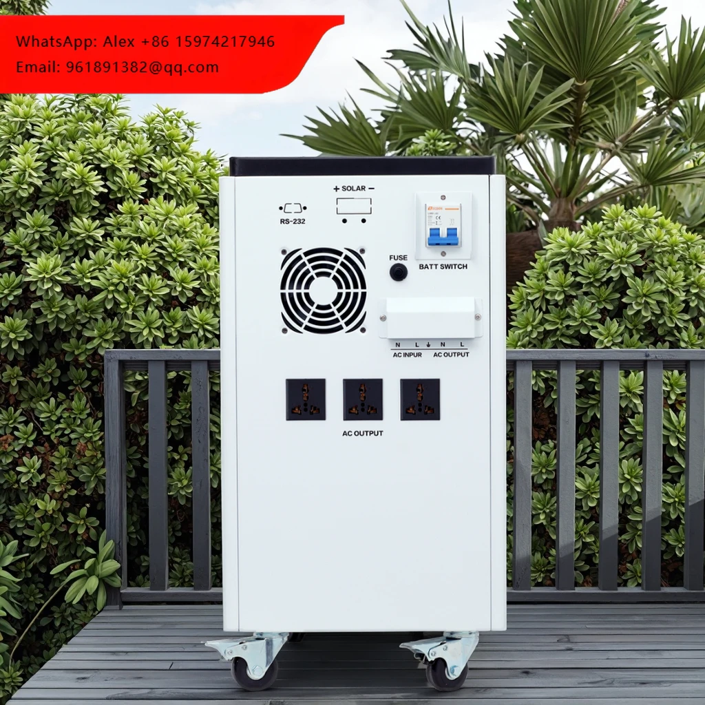 

Универсальная 25.6 В 8 кВт·ч LiFePO4 аккумуляторная система хранения энергии на колесах для дома, с инвертором для автономных систем, срок службы 10000 циклов, сертификат CE