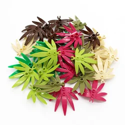 Moc Palm leaf Garden DIY 10884  Enlighten Building Blocks Block Bricks Compatible with Assembles Particles