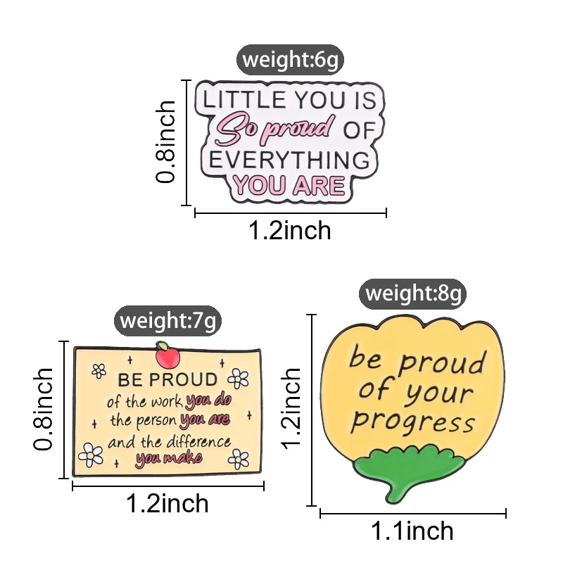 2–4 Stück/Set inspirierende Emaille-Anstecknadeln, Brosche mit positiven Affirmationen, Abzeichen für zukünftige Lehrer, Stern-Katzen-Wortspiel-Schmuck, Geschenk für Freunde – Detail 6