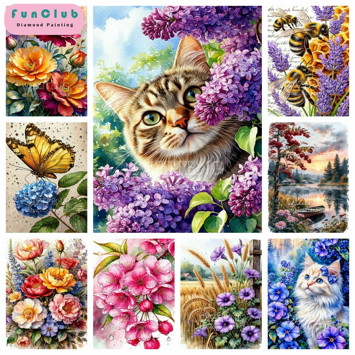 Blumenkunst DIY 5D Diamant Malerei Hortensie voller Diamant Mosaik Kreuzstich Kit DIY Blumenstrauß Landschaft Home handgemachte Dekor Geschenk