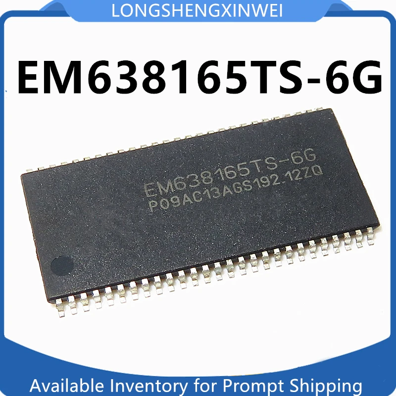 1PCS EM638165TS-6G EM638165TS Patch TSSOP54 Foot Memory Chip New Original