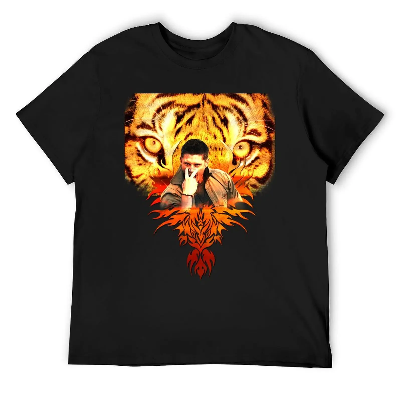 

Jensen's eye of the tiger T-Shirt man clothes customizeds sweat shirts, men