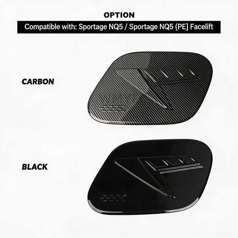 Car  Fuel Tank Cap Cover For Kia Sportage NQ5 LWB 2022 2023 -2027 Oil Filler Door Trim Exterior Decor