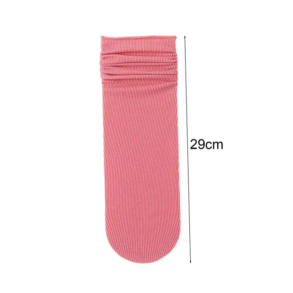 

Женские однотонные носки до щиколотки Уютные женские носки до щиколотки из полиэстера Женские летние носки из ледяного шелка для повседневного использования для выше