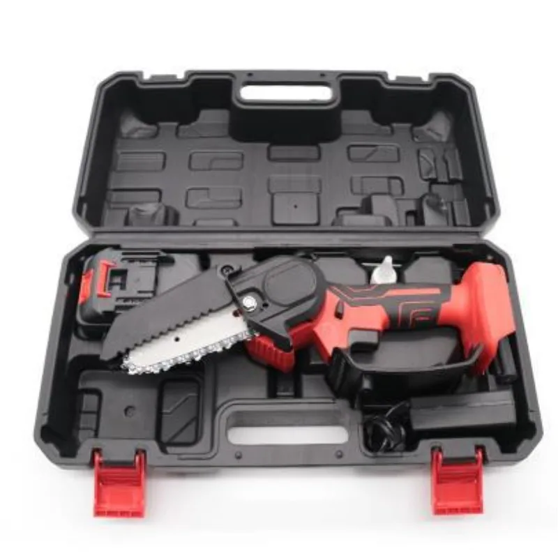 

4 inch household pruning lithium battery single hand saw charging handheld small electric chain saw