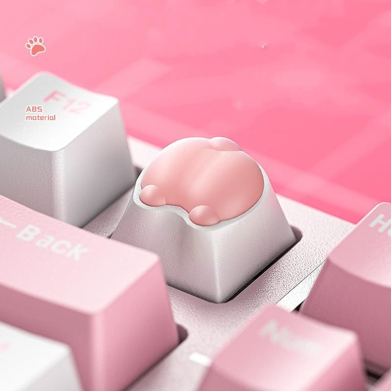 ZIFRIEND-Capuchons de touches patte de chat mignons pour clavier mécanique, aucun interrupteur MX, bricolage personnalisé, capuchons de touches en