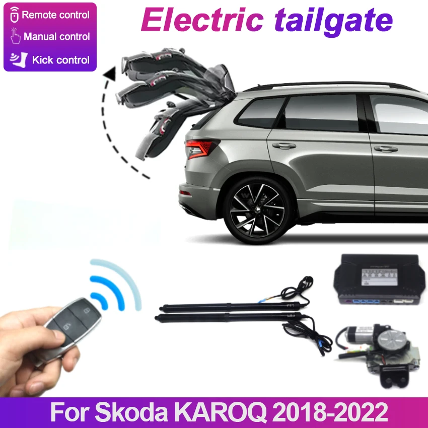 Electronic Auto Trunk Lift Car Electric Tailgate Liftgate Drive Foot Kick Sensor For Skoda KAROQ 2018-2022 Rear Door Power Kit