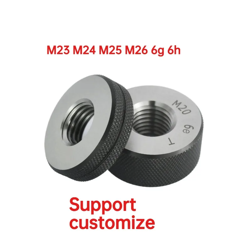 Thread Ring Gauge M23 M24 M25 M26x3x2x1.5x1.25x1 * 0.75 * 0.5 6g 6h GO & NOGO Pass Gauge