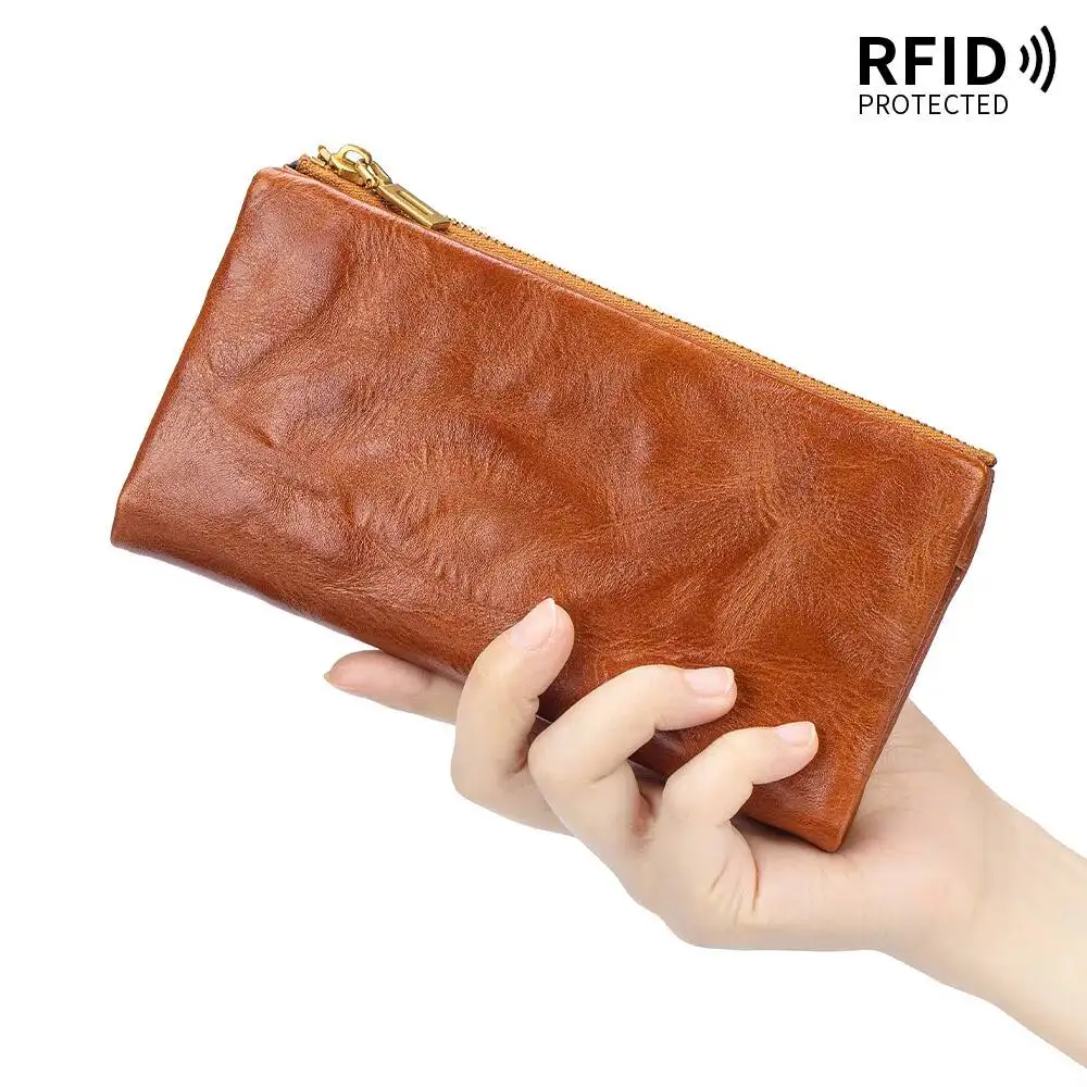 Lady Handbag With Large Capacity And Multiple Card Holder Woman Purse Top Layer Wallet For Women Handheld Purse Female Wallet